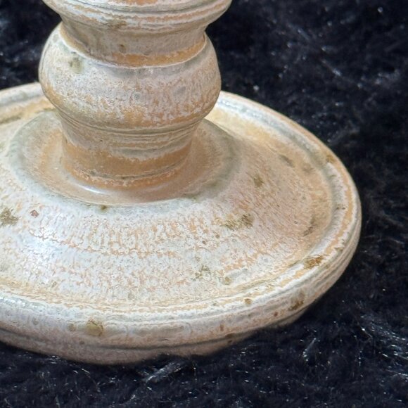 Handcrafted Ceramic Chalice  Goblet Beige/Tan With Rustic Speckled - Picture 4 of 9